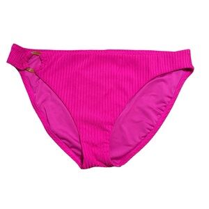 Sanctuary Bikini Bottom Woman’s Ribbed Magenta XL